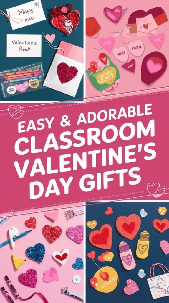 10 Cute & Easy Classroom Valentine’s Day Gift Ideas For Kids