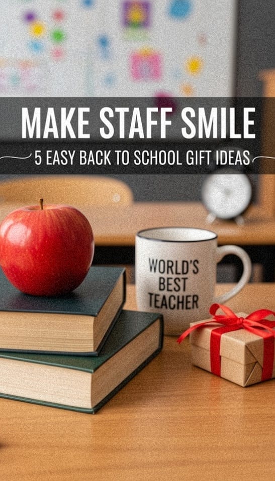5 Simple Back To School Gifts To Make Staff Smile