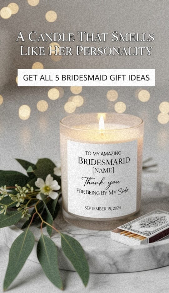 5 Personalized Bridesmaid Gift Ideas That Will Make Them Smile